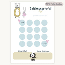 Laden Sie das Bild in den Galerie-Viewer, Belohnungstafel Kinder PDF | Skandi