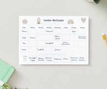 Laden Sie das Bild in den Galerie-Viewer, Familien-Wochenplan A4 PDF | Skandi