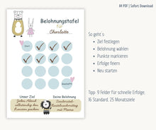 Laden Sie das Bild in den Galerie-Viewer, Belohnungstafel Kinder PDF | Skandi