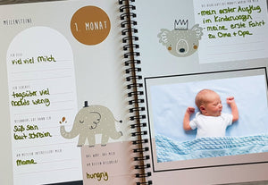 Babybuch Mein erstes Jahr Inhalt
